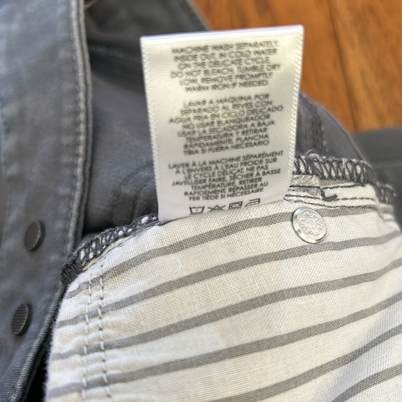 CAbi Gray High Skinny Jeans Size 6 - Picture 8 of 9